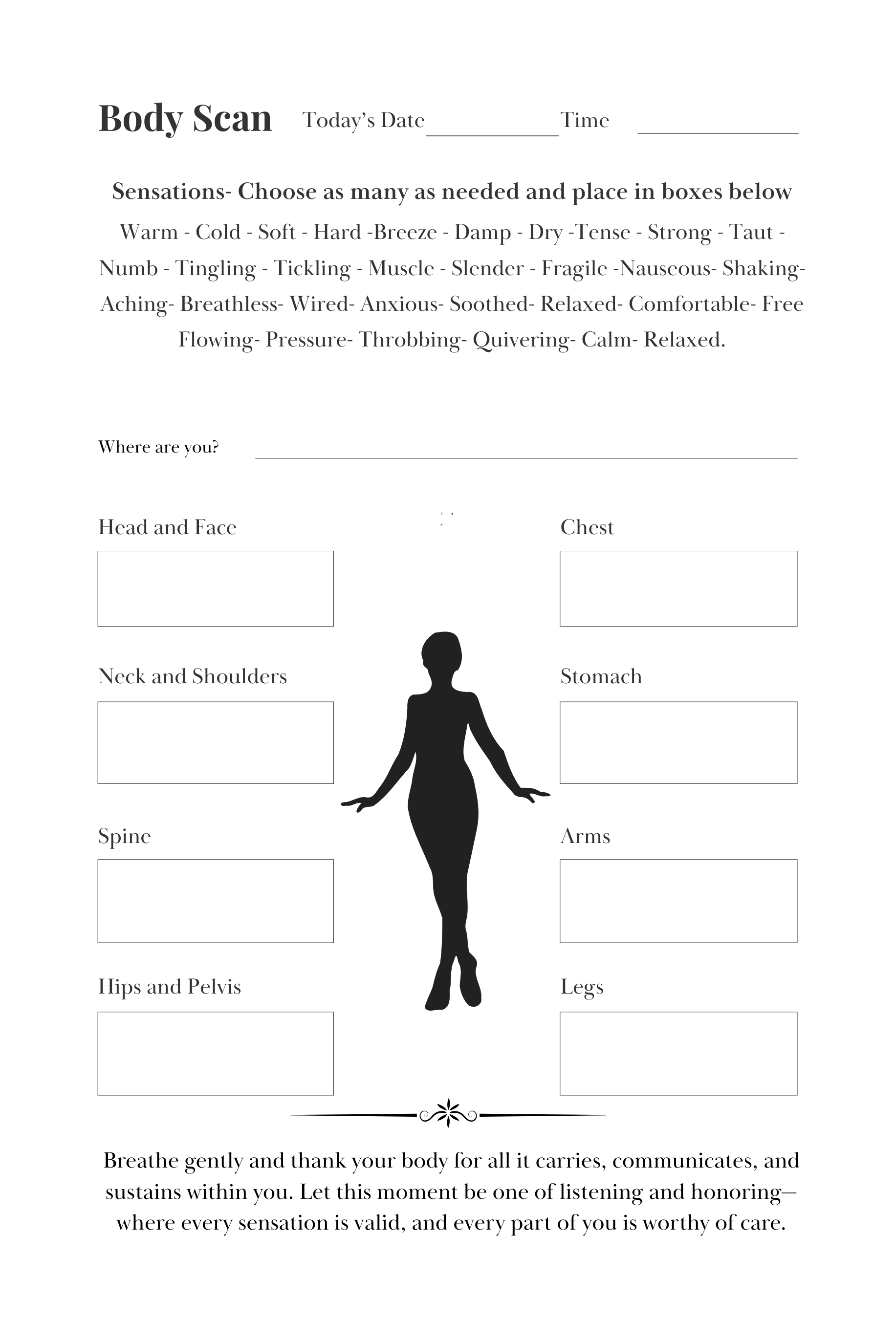 Sacred Self Care Journal for Women | Emotional Healing, Grounding & Daily Reflection Workbook