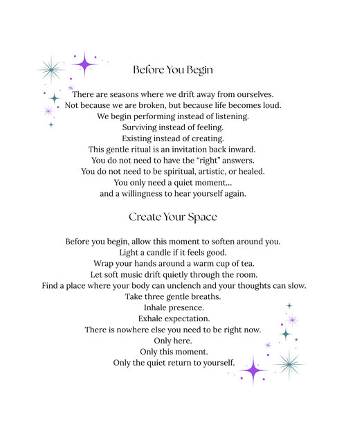Free-3 Prompts to connect with your inner knowing
