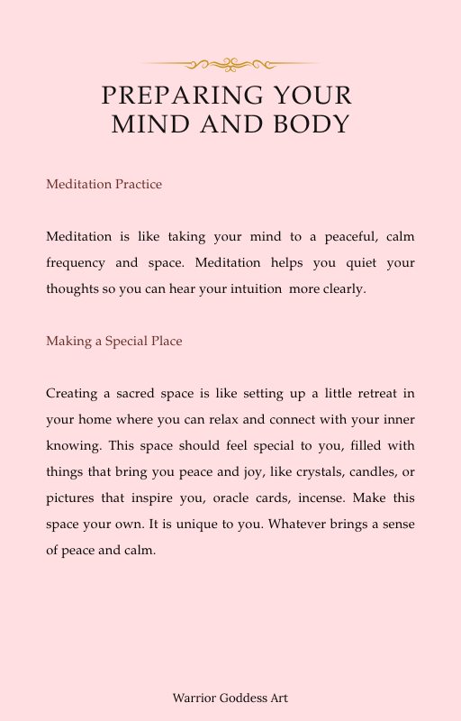 Warrior Goddess Connection- A Guide to connect to your Inner Knowing