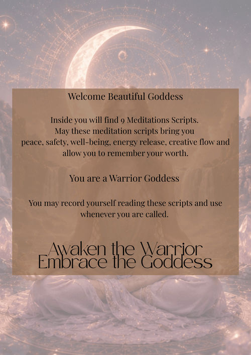 Goddess Energy Meditation Scripts