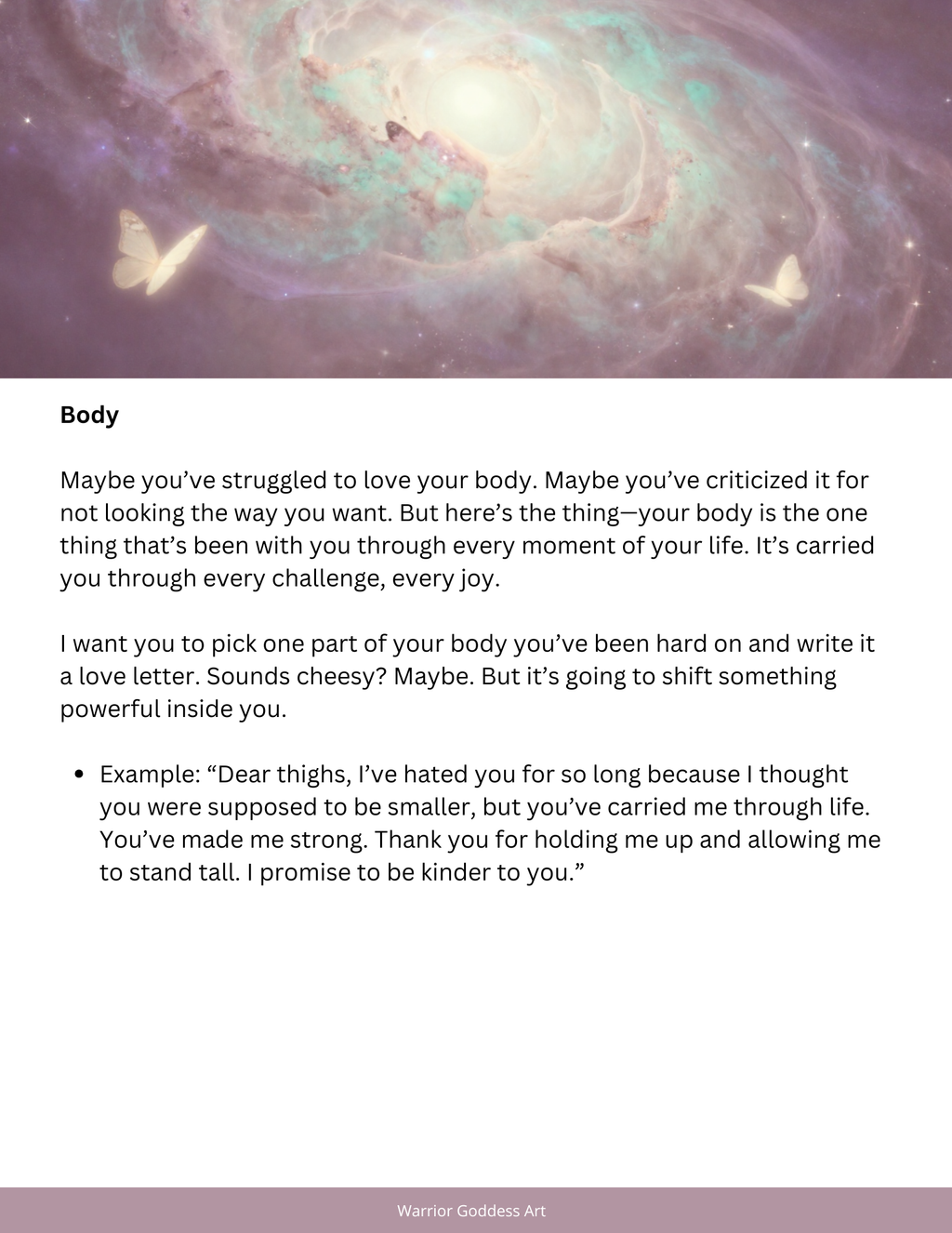 I Embrace Her- Self-love Rituals