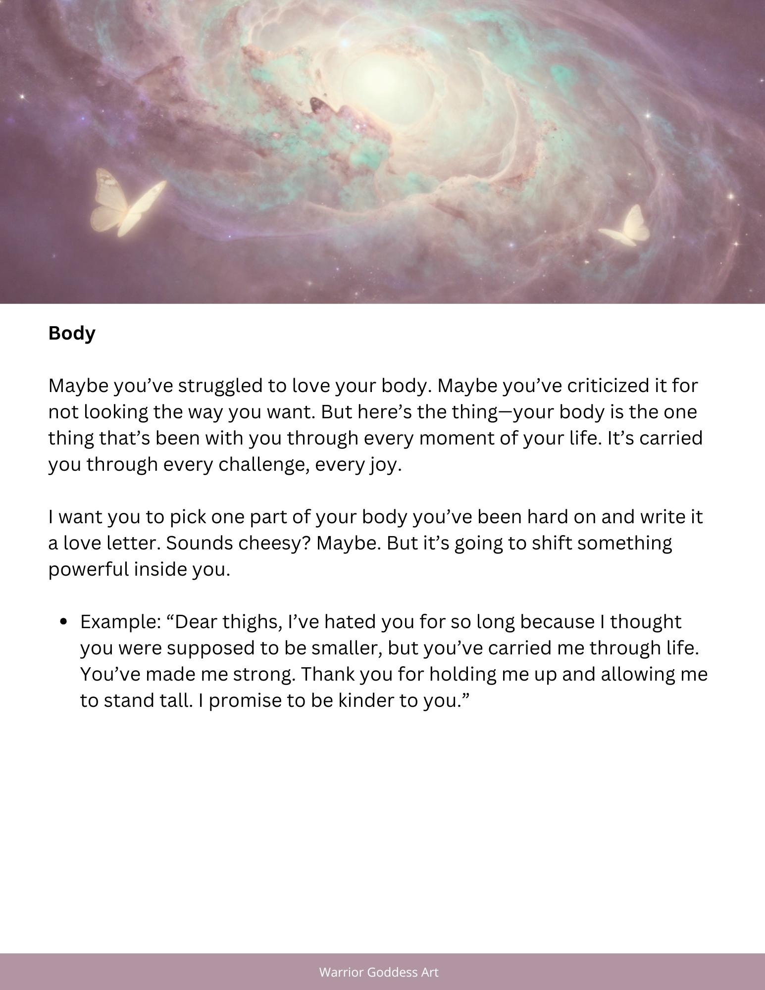 I Embrace Her- Self-love Rituals