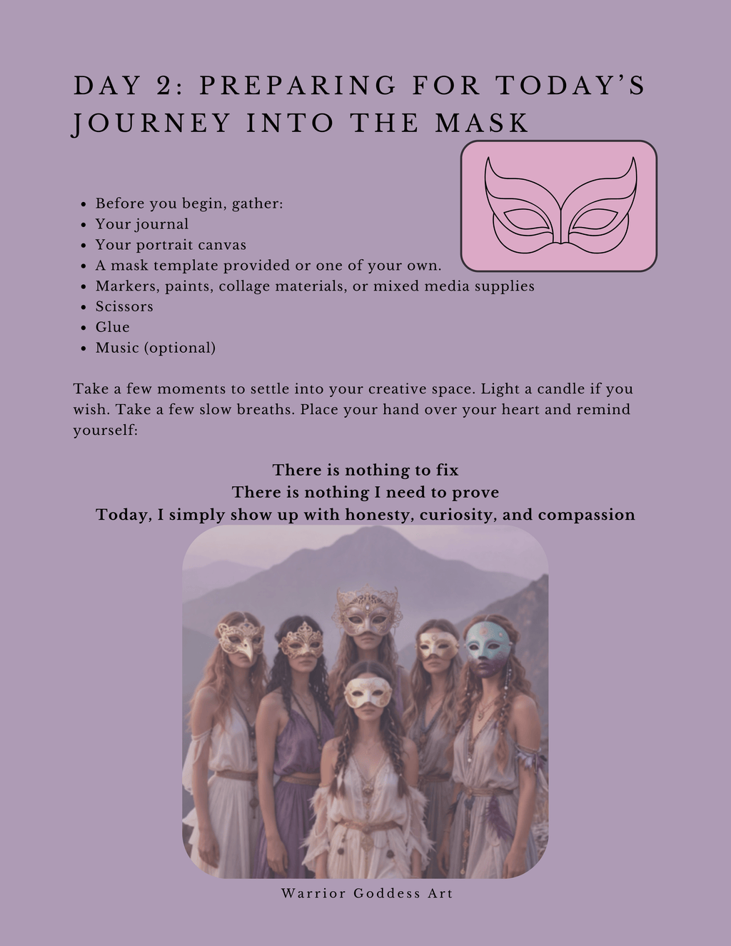Return to Her- A 5 Day Creative Journey for Remembering Your Inner Goddess