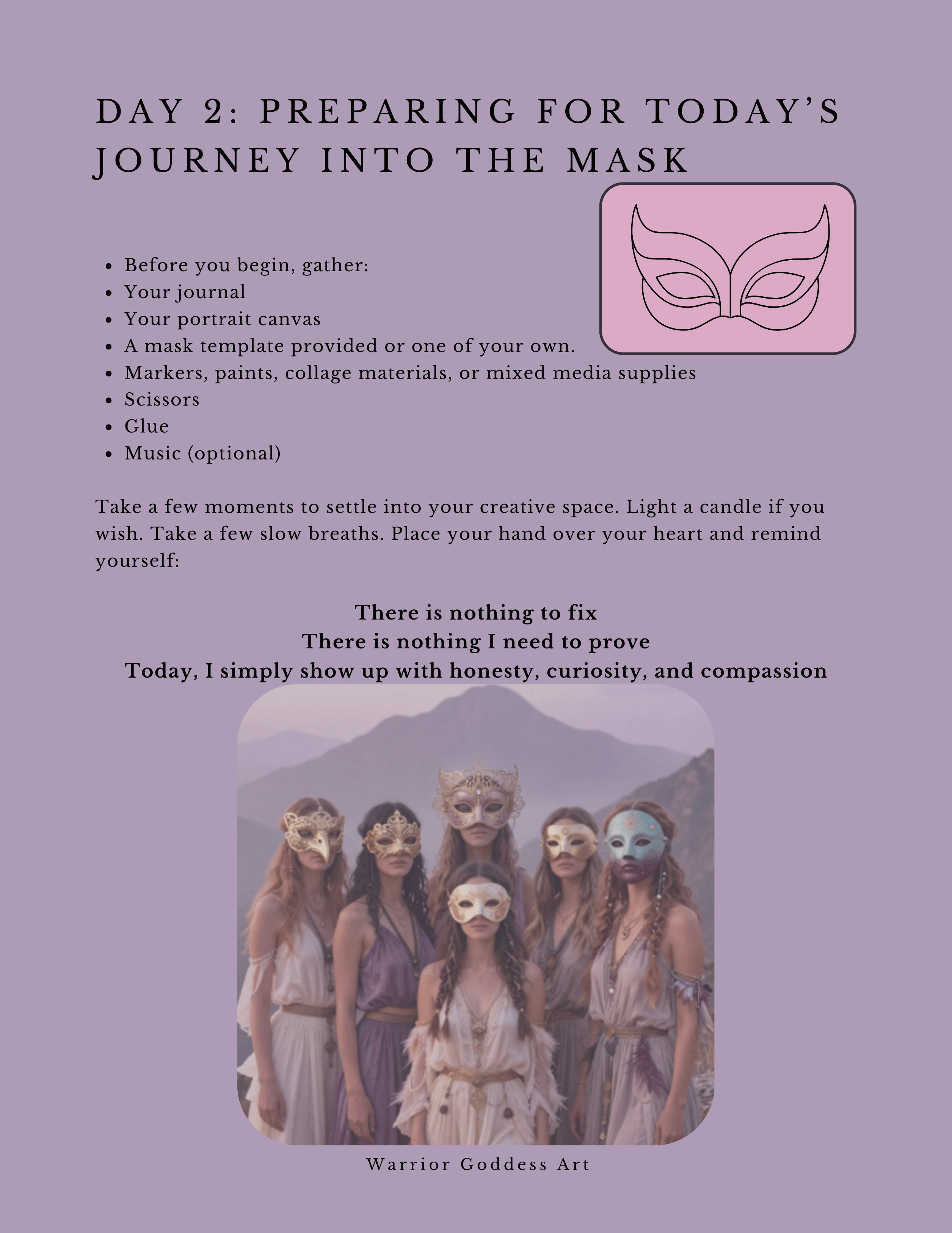Return to Her- A 5 Day Creative Journey for Remembering Your Inner Goddess