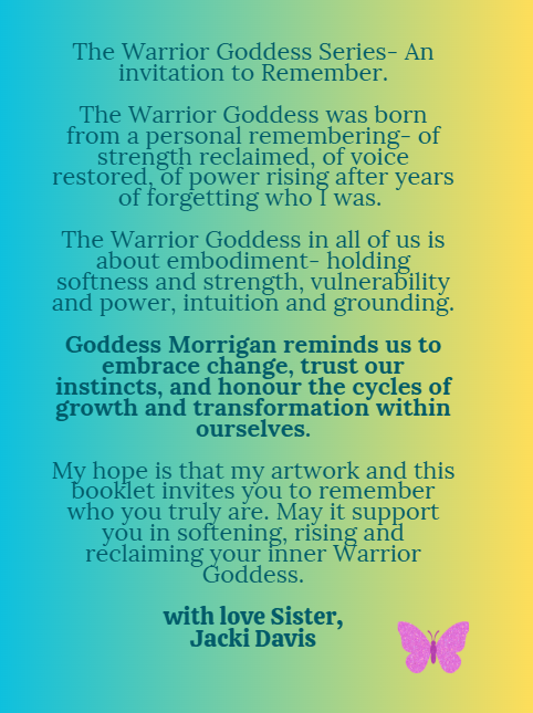 Goddess Morrigan Affirmation Booklet