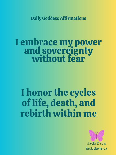Goddess Morrigan Affirmation Booklet