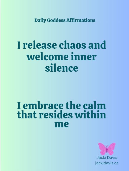 Goddess Hesychia Affirmation Booklet