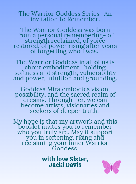 Goddess Mira Affirmation Booklet