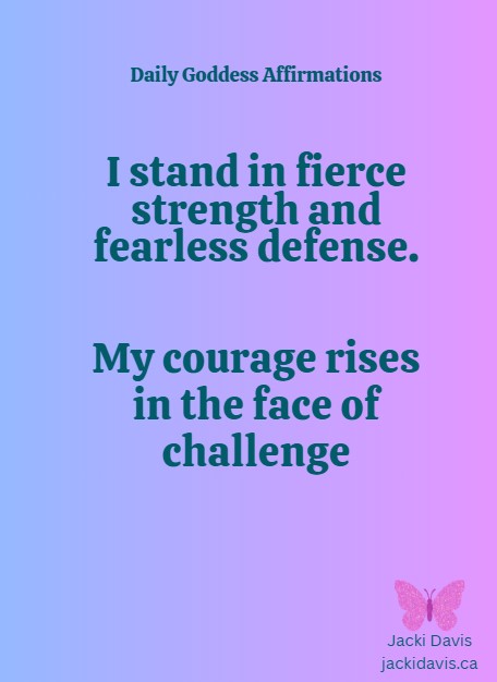 Goddess Anat Affirmation booklet