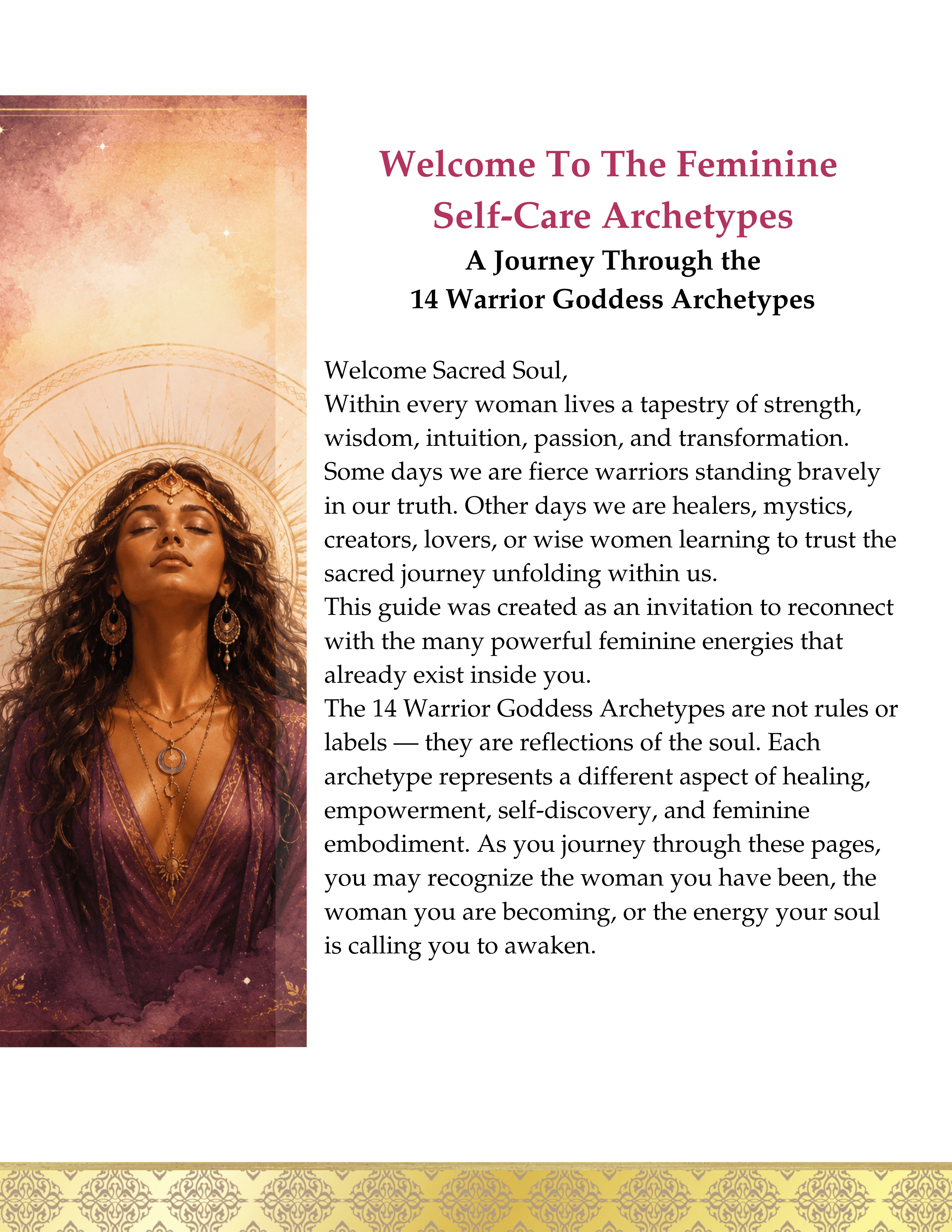 The Feminine Self-Care Archetypes