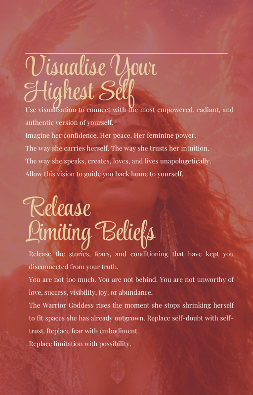 Warrior Goddess Mindset Workbook Bundle