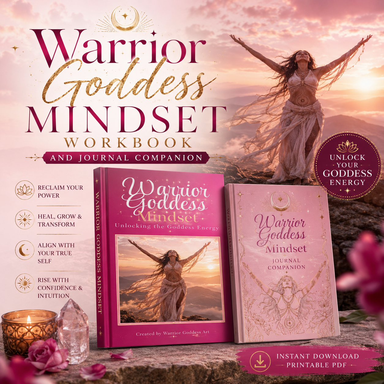 Warrior Goddess Mindset Workbook Bundle